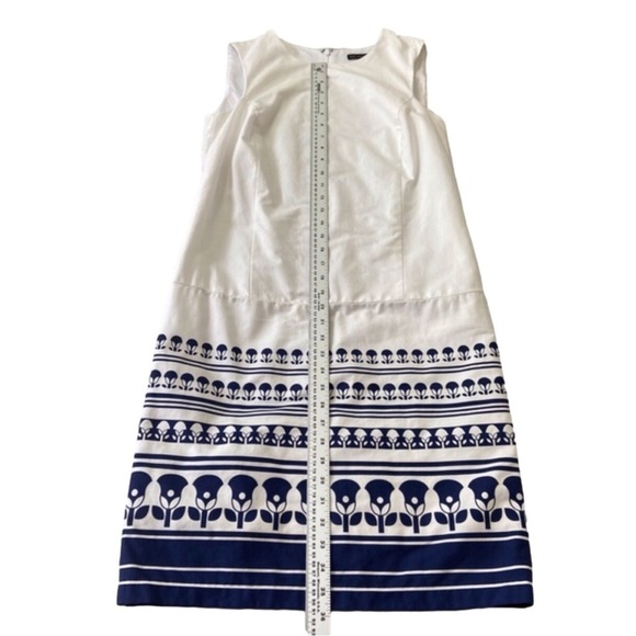 Brooks Brothers 346 white dress sleeveless navy blue preppy jumper contemporary - Picture 10 of 13